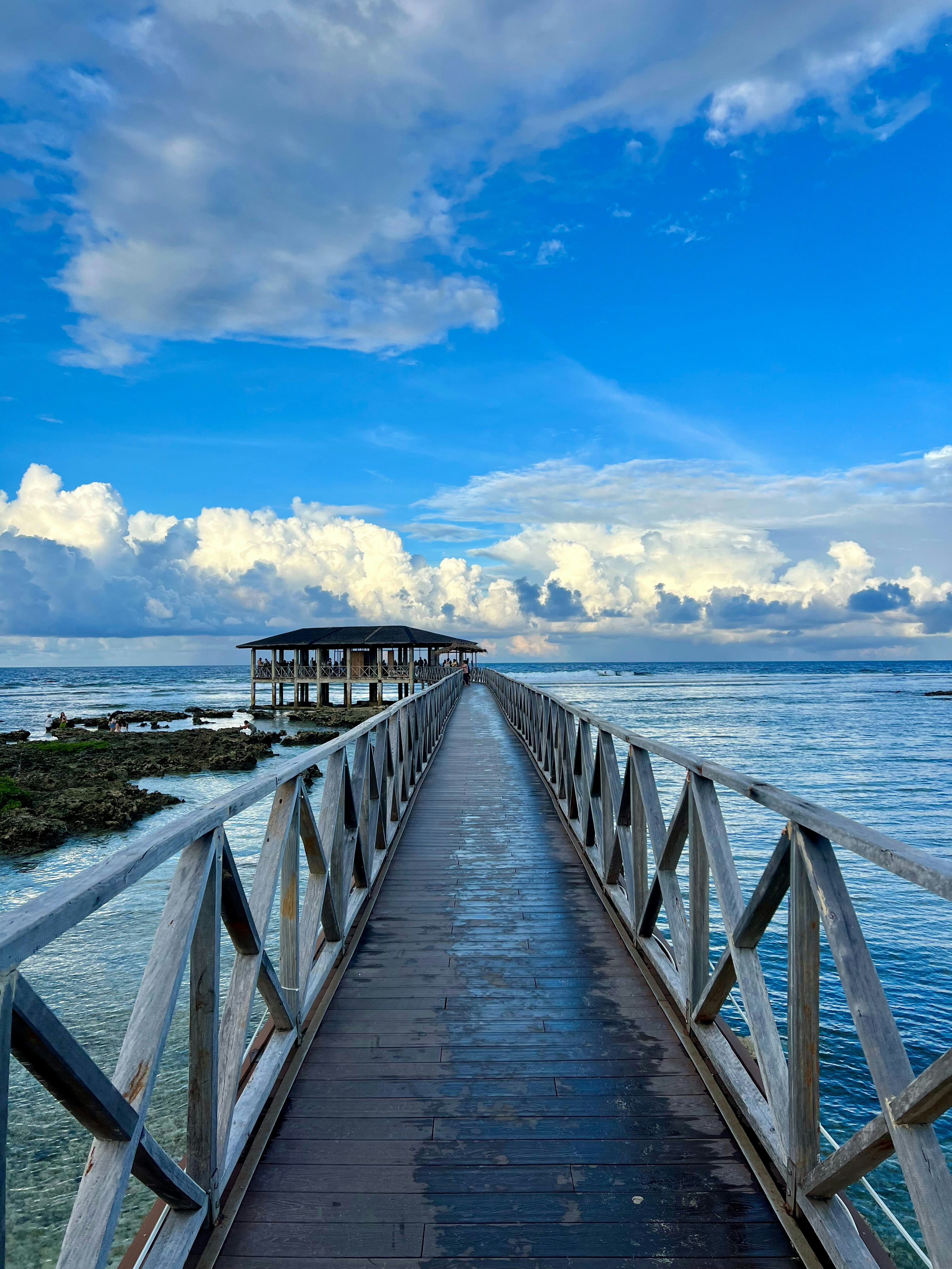 The boardwalk at Cloud 9 in Siargao, from Morenta’s existing website